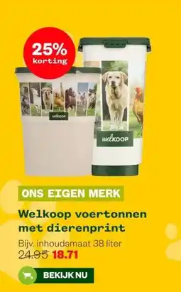 Welkoop Welkoop voertonnen aanbieding