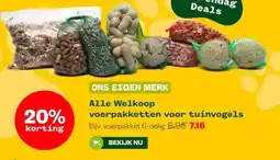 Welkoop Alle Welkoop voerpakketten voor tuinvogels aanbieding