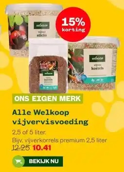 Welkoop Alle Welkoop vijvervisvoeding aanbieding