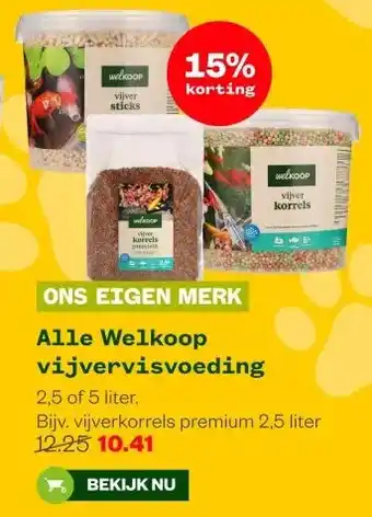 Welkoop Alle Welkoop vijvervisvoeding aanbieding