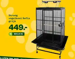 Welkoop Strong vogelkooi Sofia grijs aanbieding
