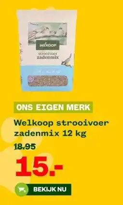Welkoop Welkoop strooivoer zadenmix aanbieding