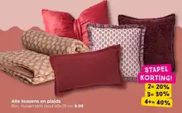 Xenos Alle kussens en plaids aanbieding