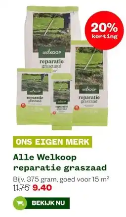 Welkoop Alle Welkoop reparatie graszaad aanbieding