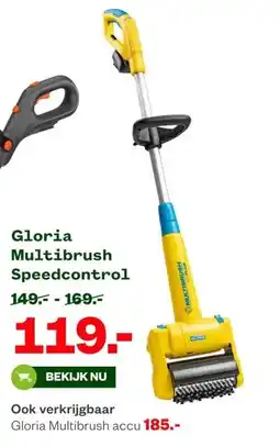 Welkoop Gloria Multibrush Speedcontrol 149. 169.- aanbieding