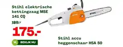 Welkoop Stihl elektrische kettingzaag aanbieding
