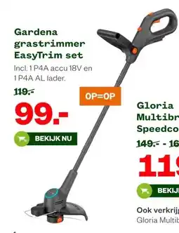 Welkoop Gardena grastrimmer EasyTrim set aanbieding