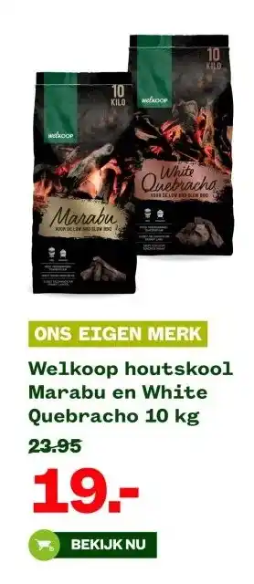 Welkoop Welkoop houtskool Marabu en White Quebracho aanbieding