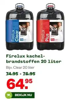 Welkoop Firelux kachel- brandstoffen aanbieding