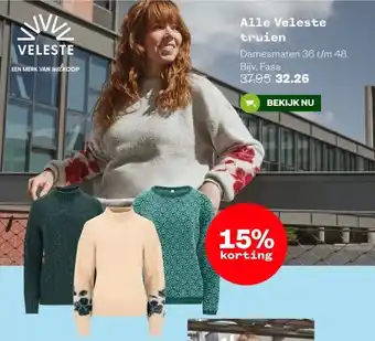Welkoop Alle Veleste truien aanbieding