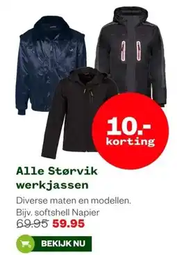 Welkoop Alle Størvik werkjassen aanbieding