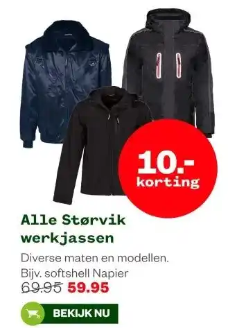 Welkoop Alle Størvik werkjassen aanbieding