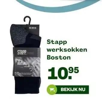 Welkoop Stapp werksokken Boston aanbieding