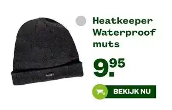 Welkoop Heatkeeper Waterproof muts aanbieding
