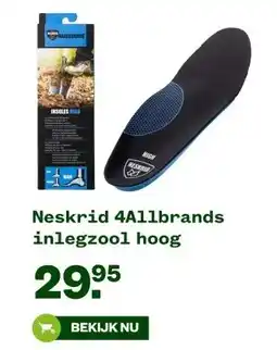 Welkoop Neskridbrands inlegzool hoog aanbieding