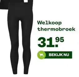 Welkoop Welkoop thermobroek aanbieding
