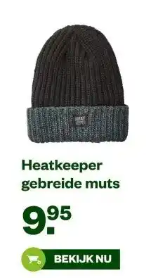 Welkoop Heatkeeper gebreide muts aanbieding