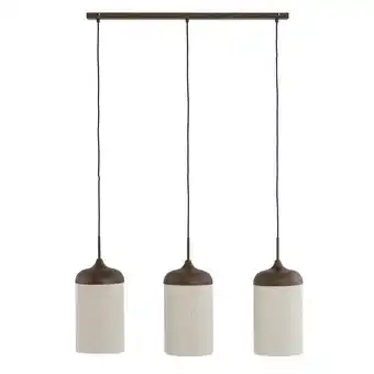 Trendhopper Hanglamp Denia 3 lichts donkerbruin aanbieding