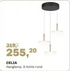 Trendhopper Hanglamp Celia 3 lichts rond aanbieding