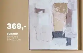 Trendhopper Schilderij Burano aanbieding