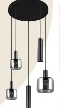 Trendhopper Hanglamp Metaro 5 lichts rond aanbieding
