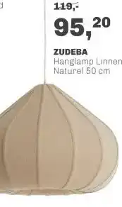 Trendhopper Hanglamp Zudeba Linnen Naturel 50cm aanbieding