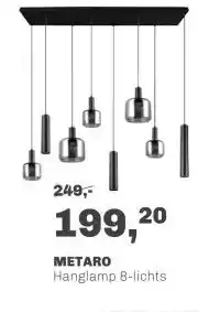 Trendhopper Hanglamp Metaro 8 lichts aanbieding