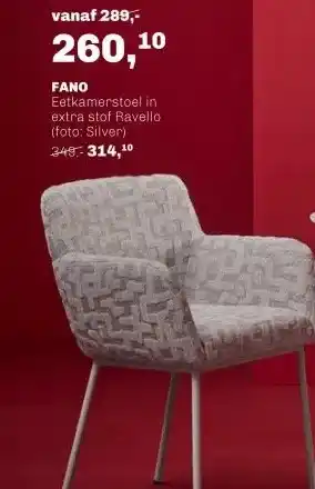 Trendhopper Eetkamerstoel Fano aanbieding