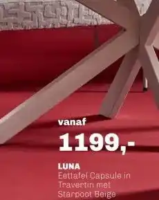 Trendhopper Eettafel Luna Ovaal aanbieding