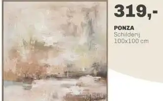 Trendhopper Schilderij Ponza aanbieding