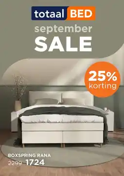 TotaalBED Boxspring Sundfall aanbieding