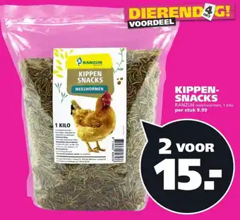 Ranzijn KIPPEN- SNACKS aanbieding