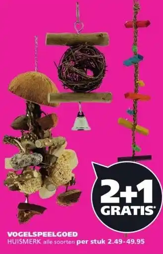 Ranzijn VOGELSPEELGOED aanbieding