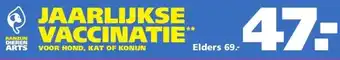Ranzijn JAARLIJKSE VACCINATIE aanbieding
