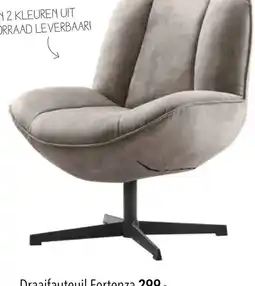 Pronto wonen Draaifauteuil Fortenza aanbieding