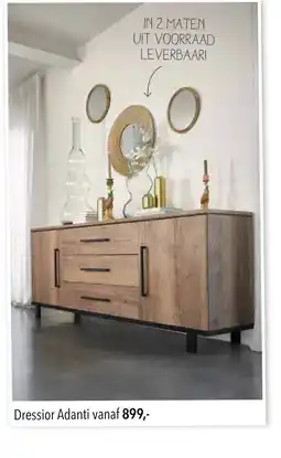 Pronto wonen Dressior Adanti aanbieding