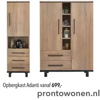 Pronto wonen Opbergkast Adanti aanbieding