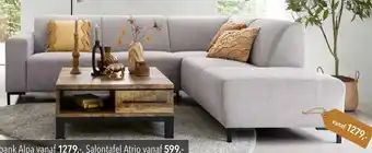 Pronto wonen Hoekbank Alpa aanbieding