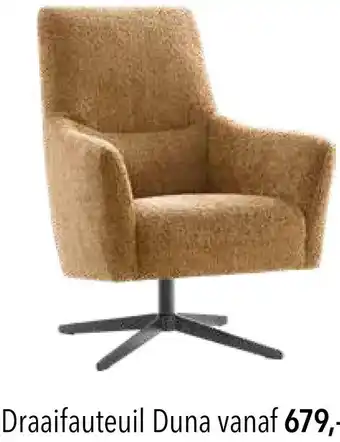 Pronto wonen Draaifauteuil Draaifauteuil Duna vanaf 679,- aanbieding
