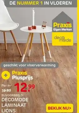 Praxis DECOMODE LAMINAAT LIONS aanbieding