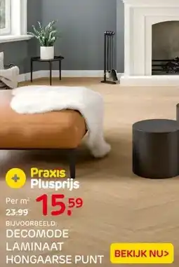 Praxis DECOMODE LAMINAAT HONGAARSE PUNT aanbieding