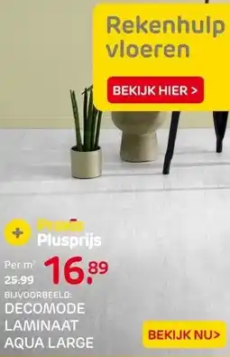 Praxis DECOMODE LAMINAAT AQUA LARGE aanbieding