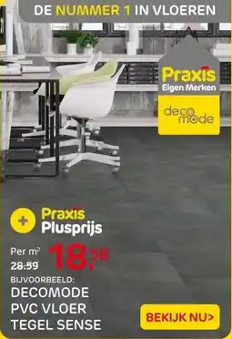 Praxis DECOMODE PVC VLOER TEGEL SENSE aanbieding