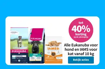 Plein.nl Alle Eukanuba voor hond en IAMS voor kat aanbieding