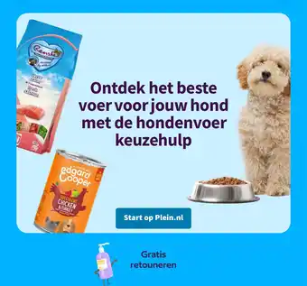 Plein.nl Ontdek het beste voer voor jouw hond met de hondenvoer keuzehulp aanbieding