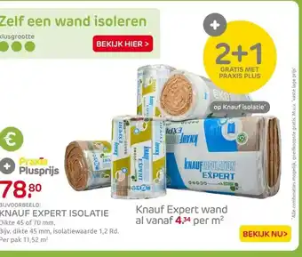 Praxis KNAUF EXPERT ISOLATIE aanbieding