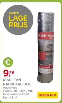 Praxis MACLEAN RADIATORFOLIE aanbieding