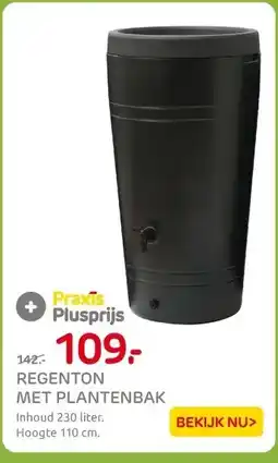 Praxis REGENTON MET PLANTENBAK aanbieding
