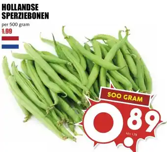 MCD Supermarkt HOLLANDSE SPERZIEBONEN aanbieding