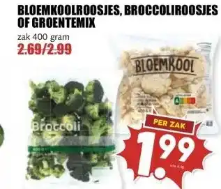 MCD Supermarkt BLOEMKOOLROOSJES, BROCCOLIROOSJES OF GROENTEMIX aanbieding